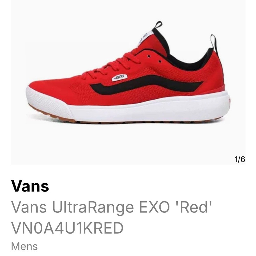 Vans UltraRange EXO 'Red' VN0A4U1KRED